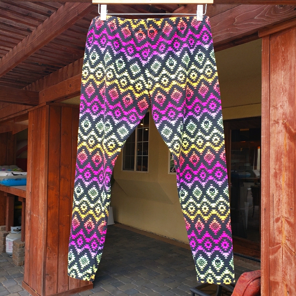 No Boundaries rainbow leggings